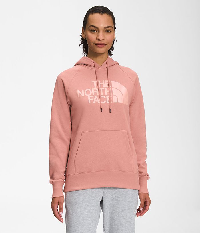 The North Face Hoodie Luxe Half Dome Pullover Rose - Womens - Thailand OSENB-5978